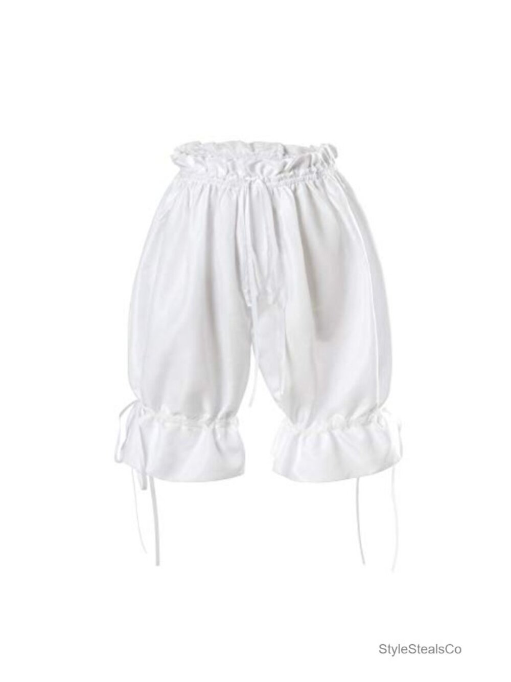 Women's Kawaii Ruffle Bloomer Shorts Lolita Maid Cosplay